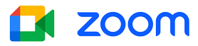 Google MeetまたはZOOMでレッスンに参加するイラスト